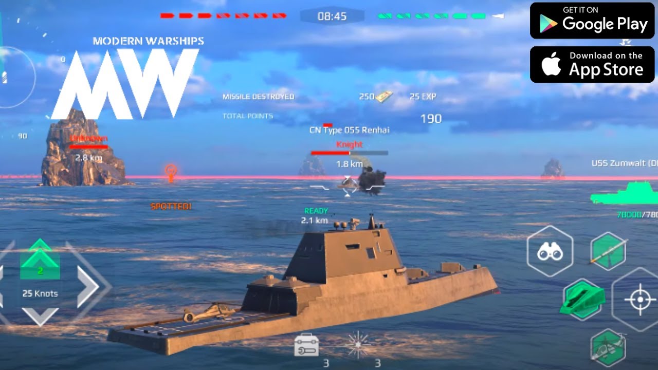 Modern Warships: Naval Battles (Android/IOS)